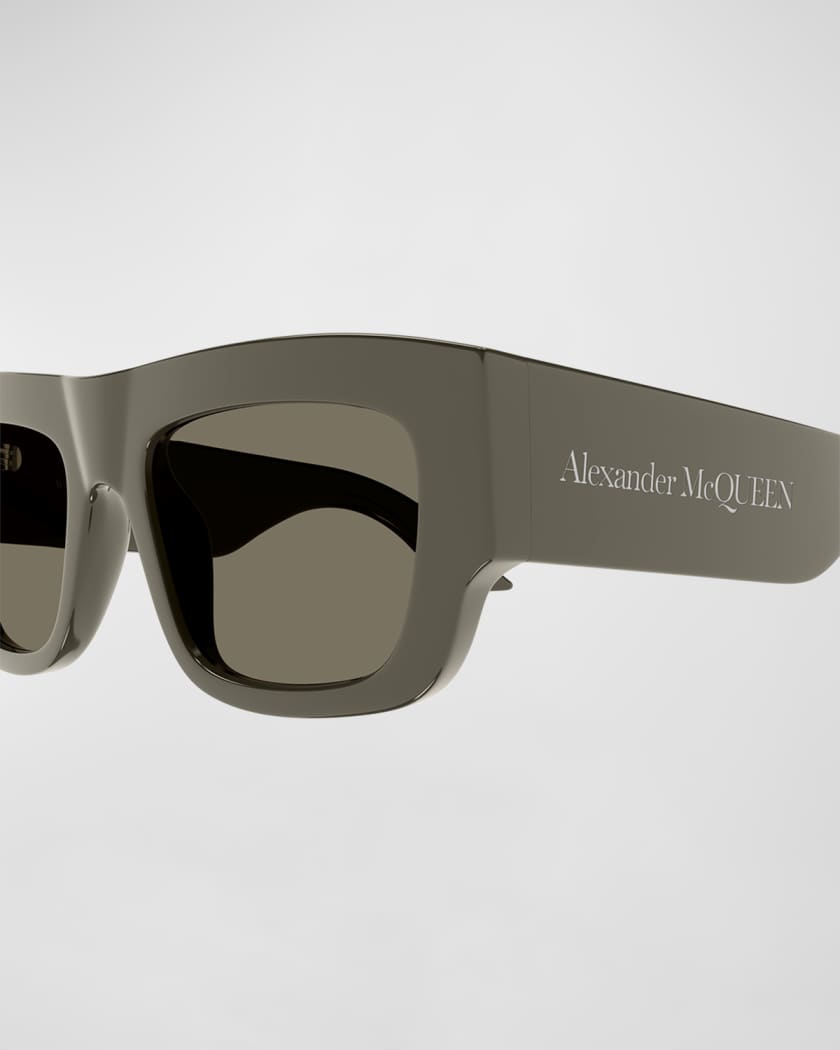 Men's Acetate Rectangle Sunglasses