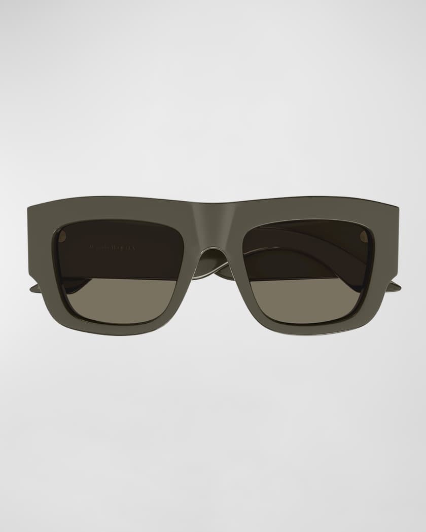 Men's Acetate Rectangle Sunglasses