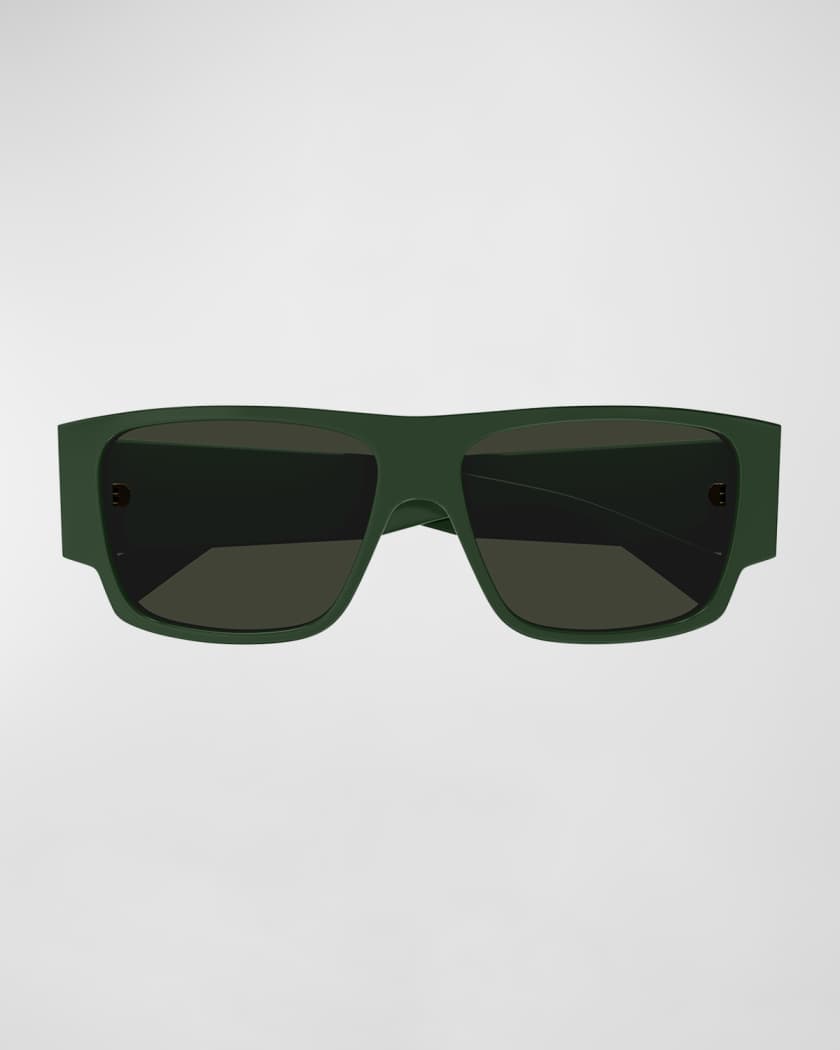 Men's Acetate Rectangle Sunglasses