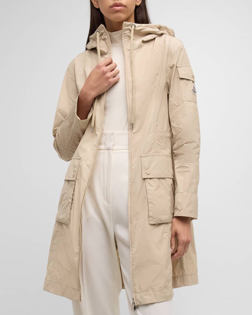Moncler Laerte Long Parka Jacket Neiman Marcus