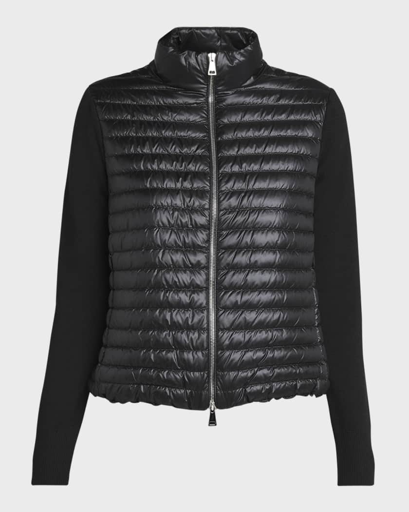Moncler Hybrid Puffer Cardigan | Neiman Marcus