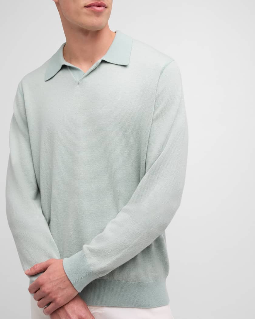 ヴィンス メンズ ニット・セーター アウター Birdseye Polo Sweater-
