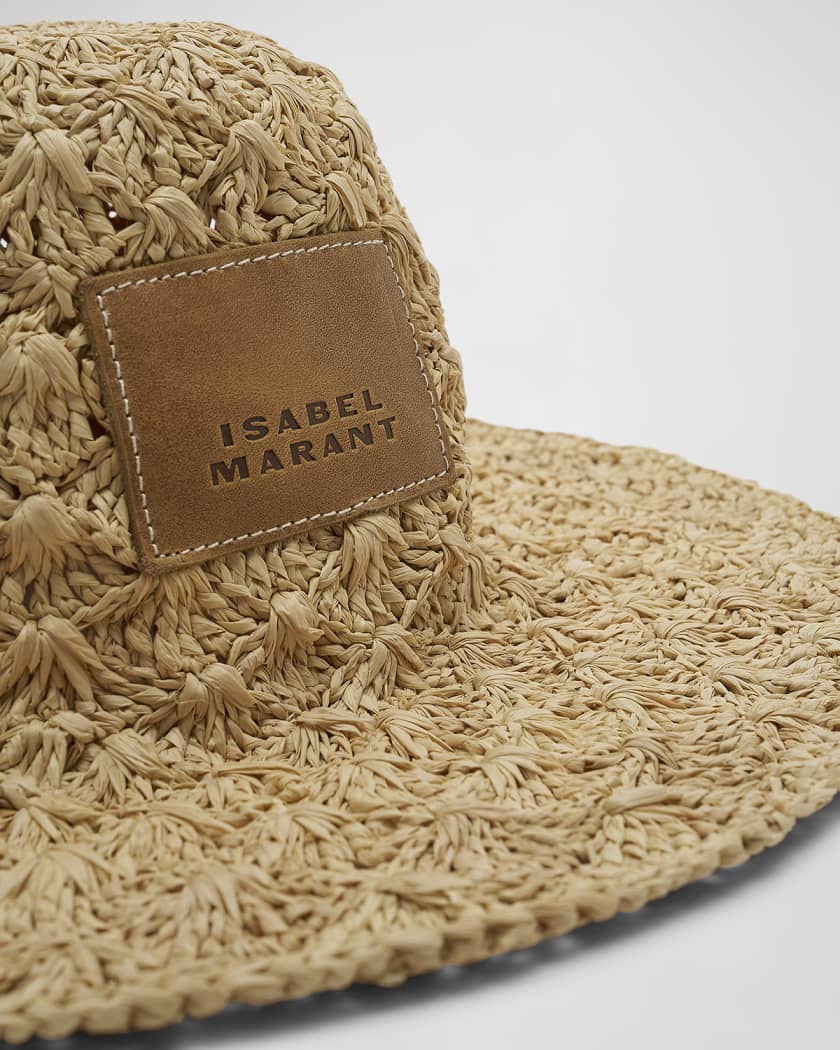 Tulum Shell Raffia Bucket Hat 