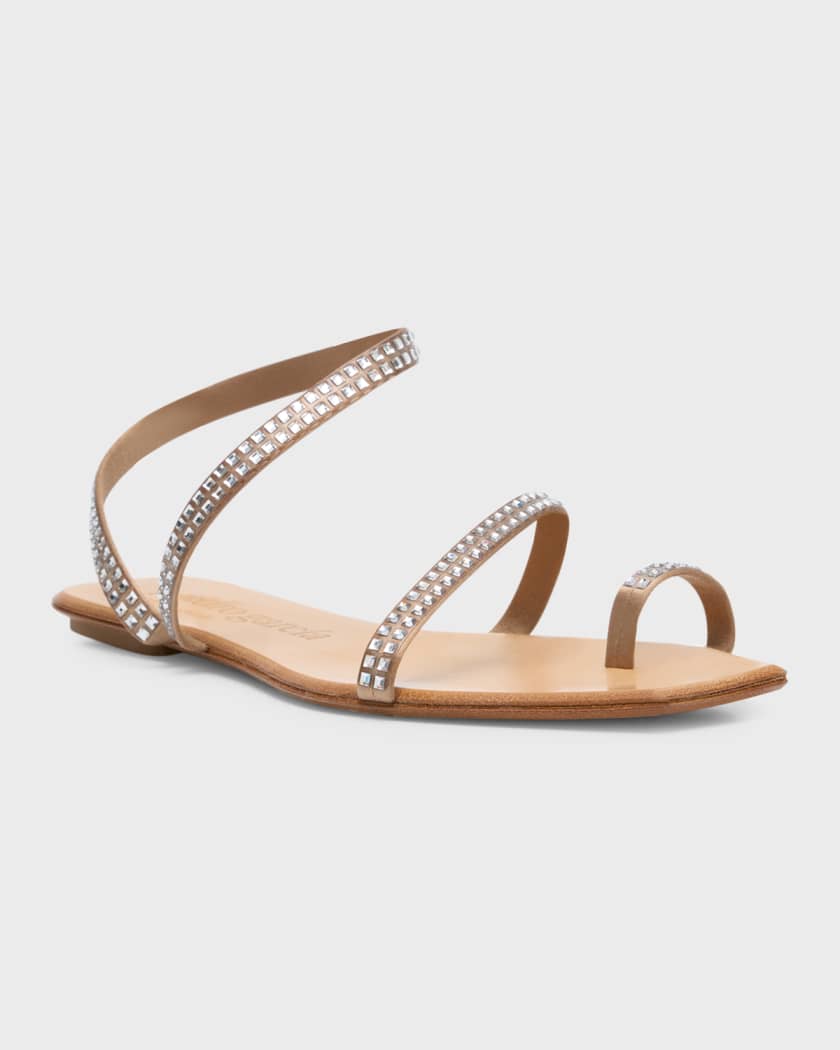 Crystal toe ring store sandals