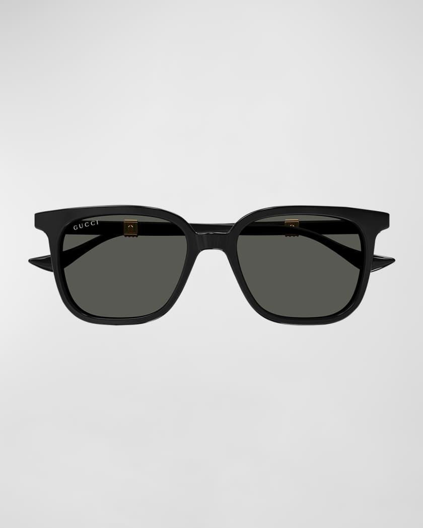 Men's Acetate Rectangle Sunglasses