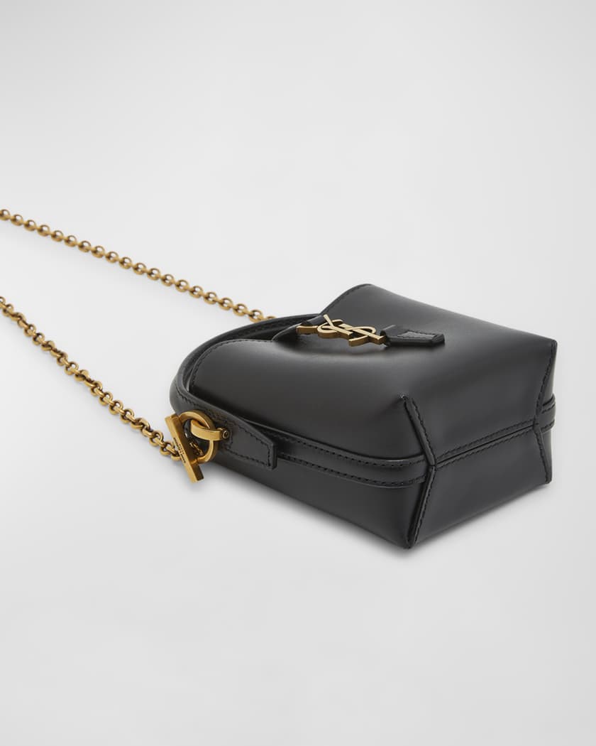 Le 37 Micro YSL Leather Bucket Bag