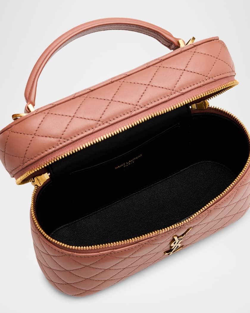 Gaby Vanity Quilted Leather Bag