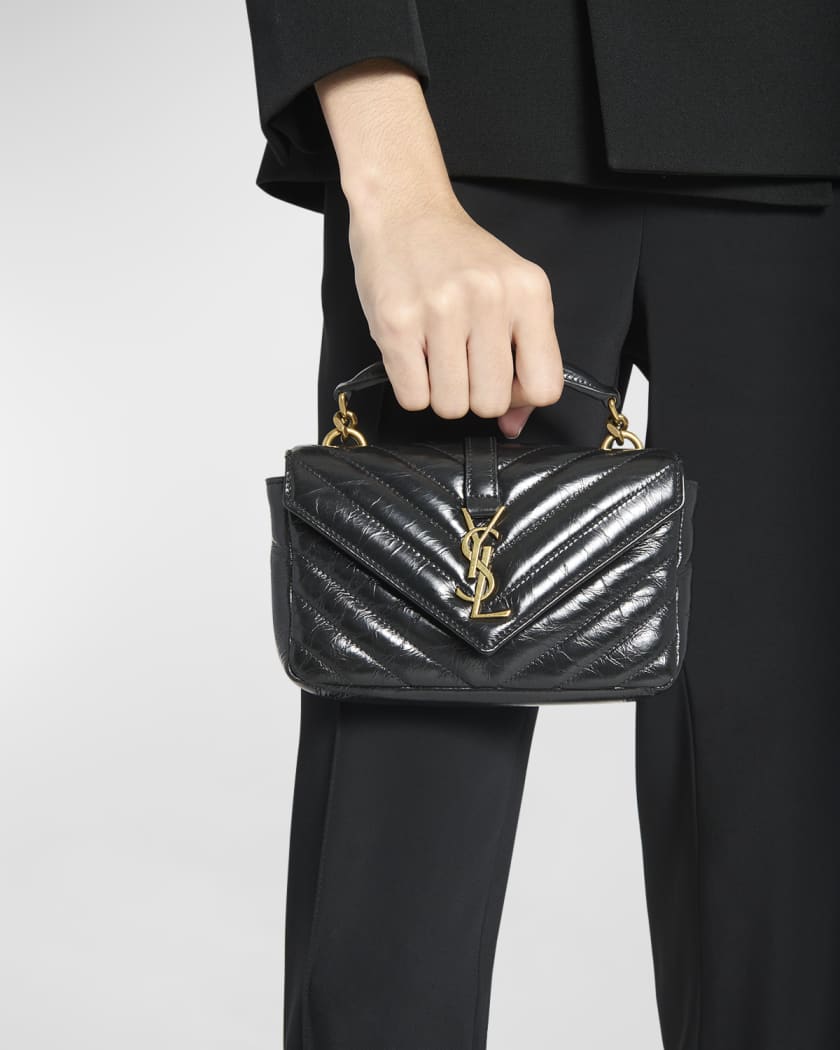 College Mini YSL Quilted Crossbody Bag