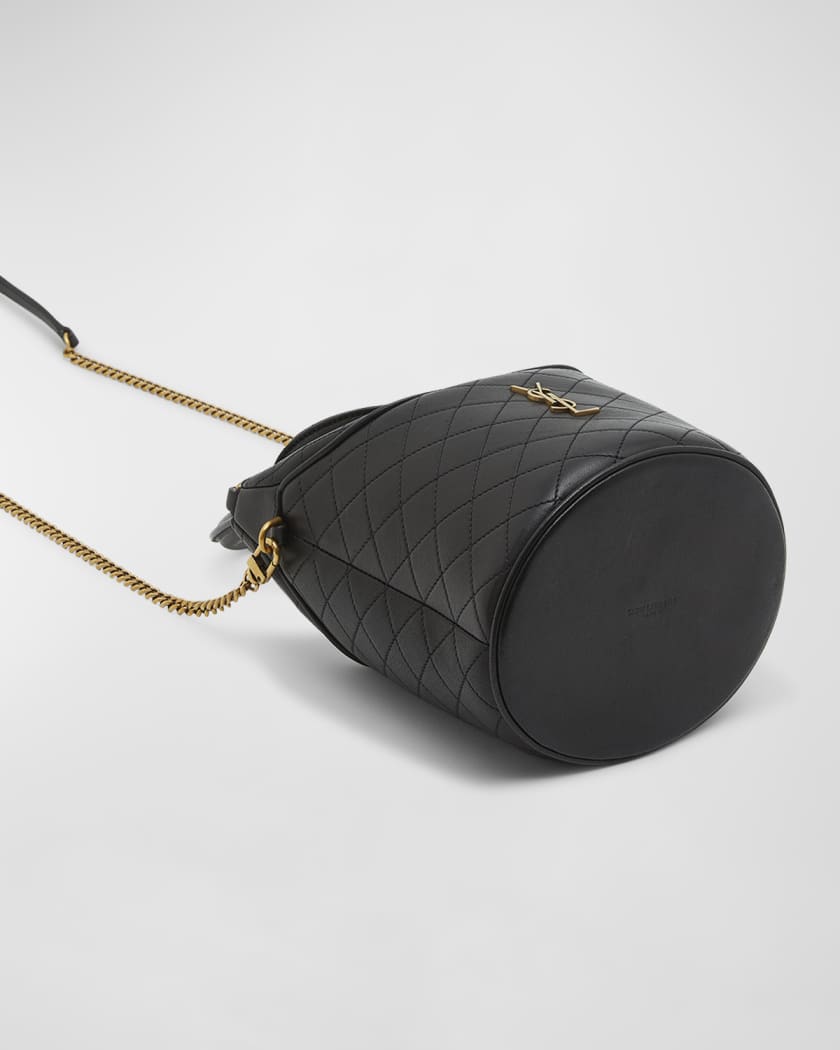 Gaby Mini Leather Bucket Bag
