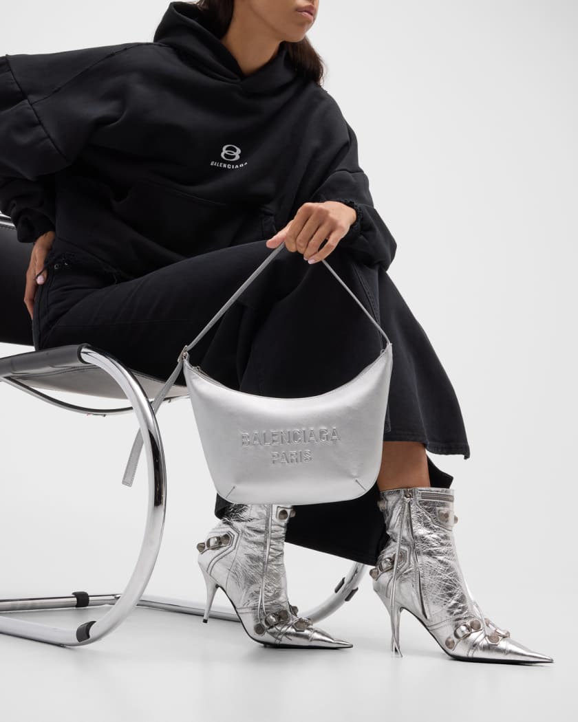 Balenciaga Silver Mary-Kate Sling Bag