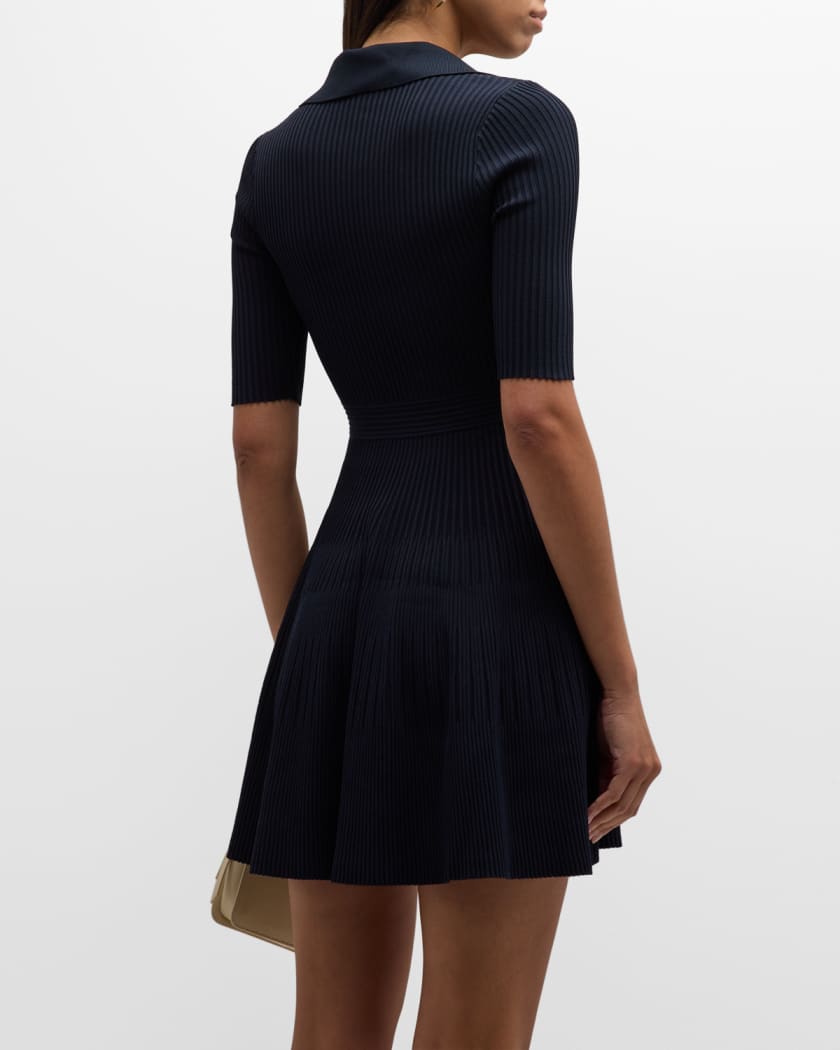 Patricia Polo Ribbed Mini Dress