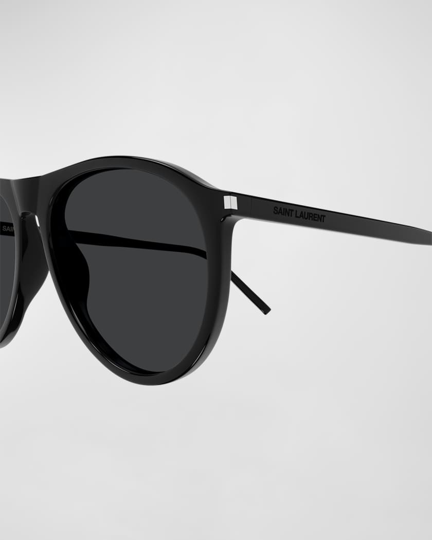 Men's Sl 667 Acetate Oval Sunglasses