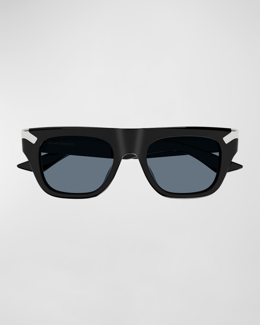 Men's Acetate Rectangle Sunglasses