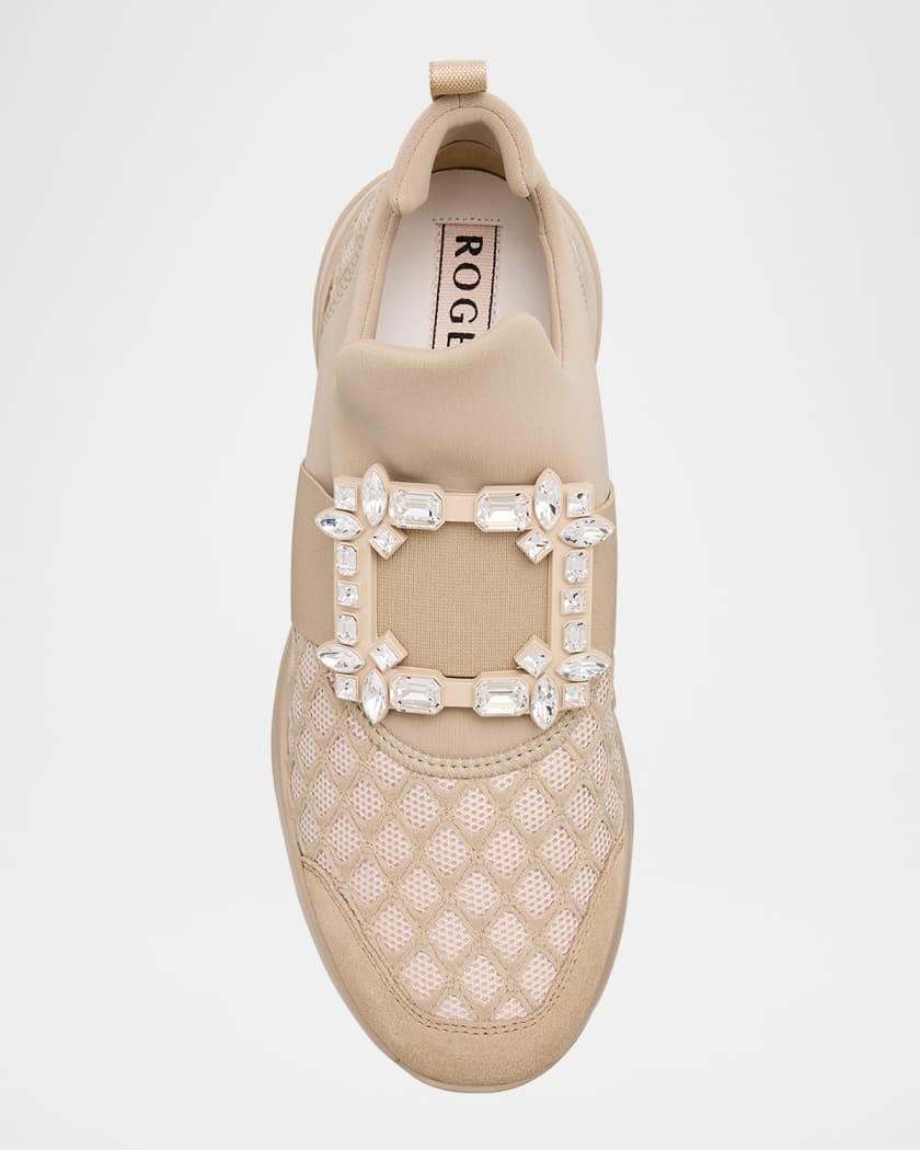 Viv Run Strass Buckle Chunky Sneakers