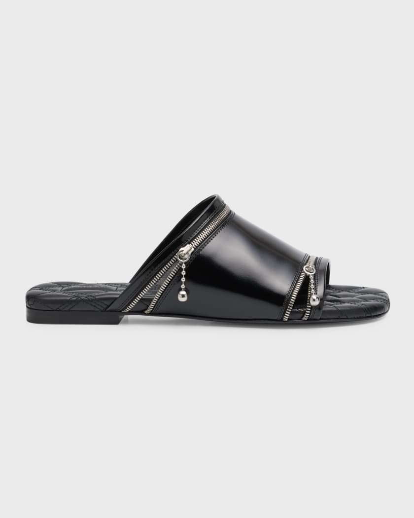 Burberry flat sandals hotsell