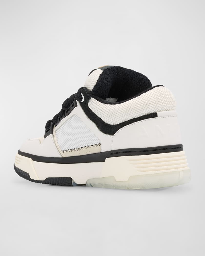 Men's MA-1 Leather & Mesh Low-Top Sneakers