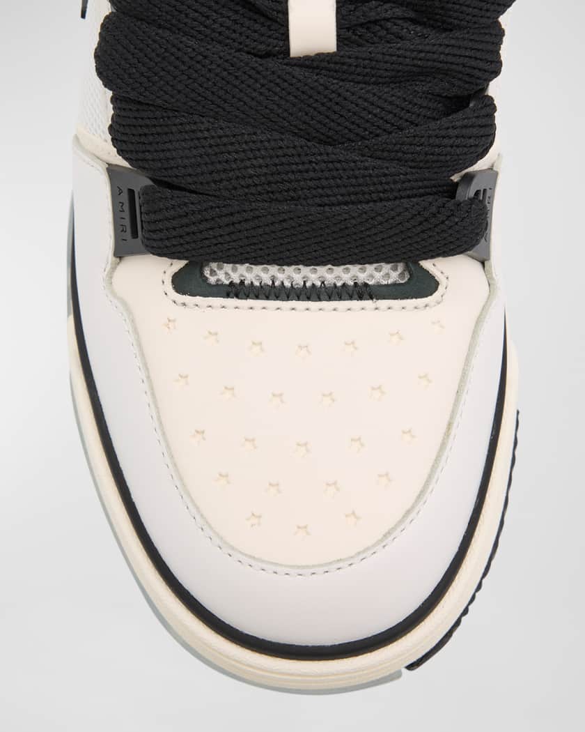 Men's MA-1 Leather & Mesh Low-Top Sneakers