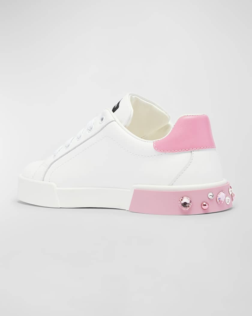 Girl's Portofino Embellished Low-Top Sneakers, Toddlers/Kids