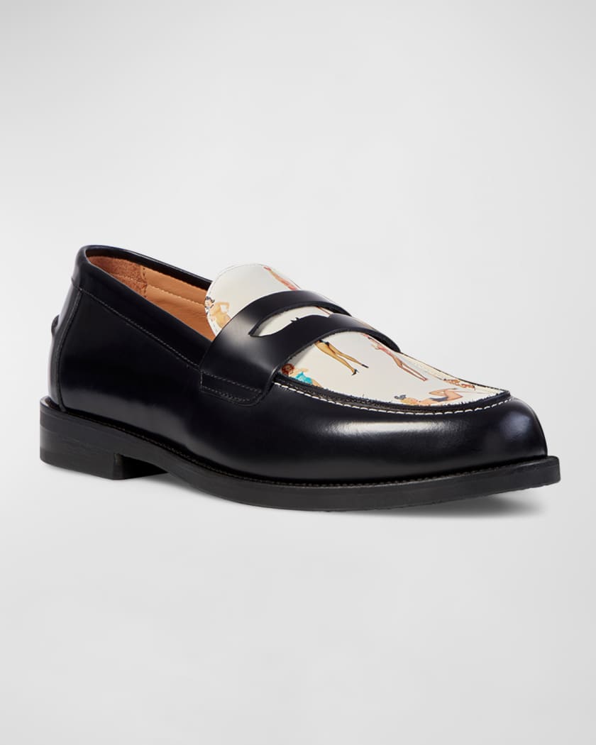 x Playboy Men's Wilde Sketch II Penny Loafers