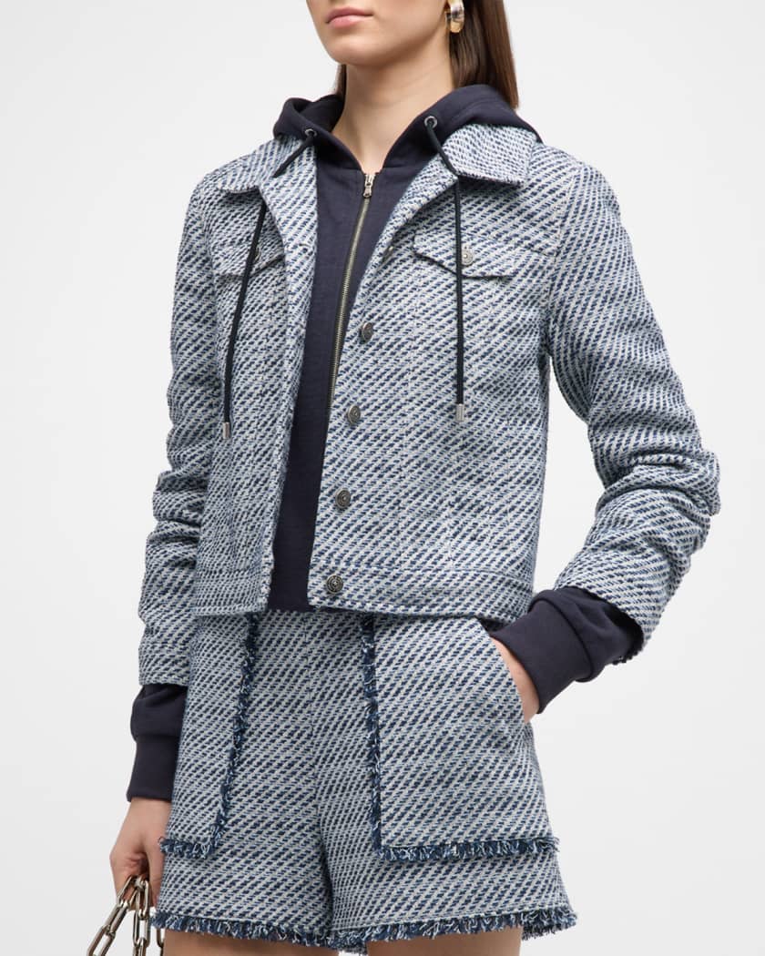 Principles navy boucle coat deals