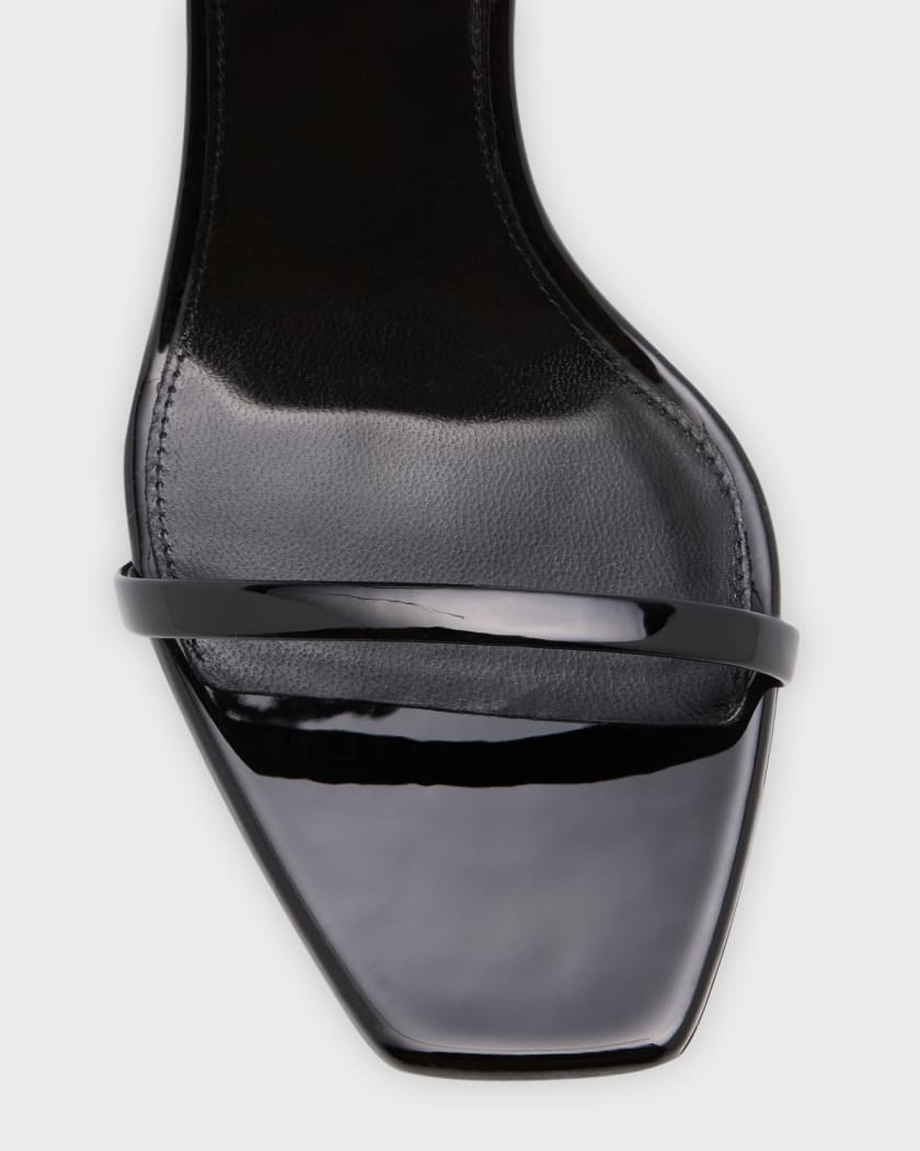 Opyum Patent YSL Ankle-Strap Sandals