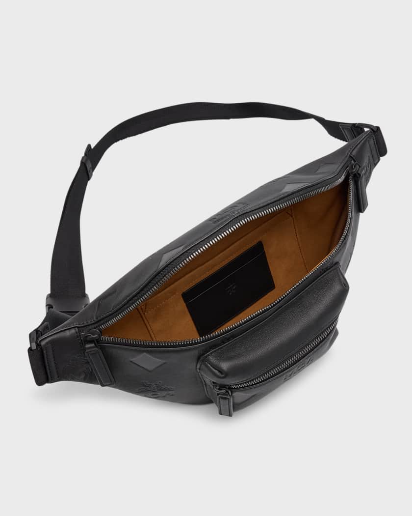 Mcm fursten belt hot sale bag in monogram leather