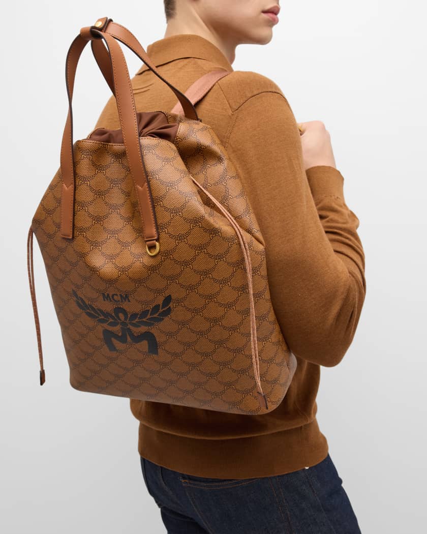 Mcm drawstring backpack outlet