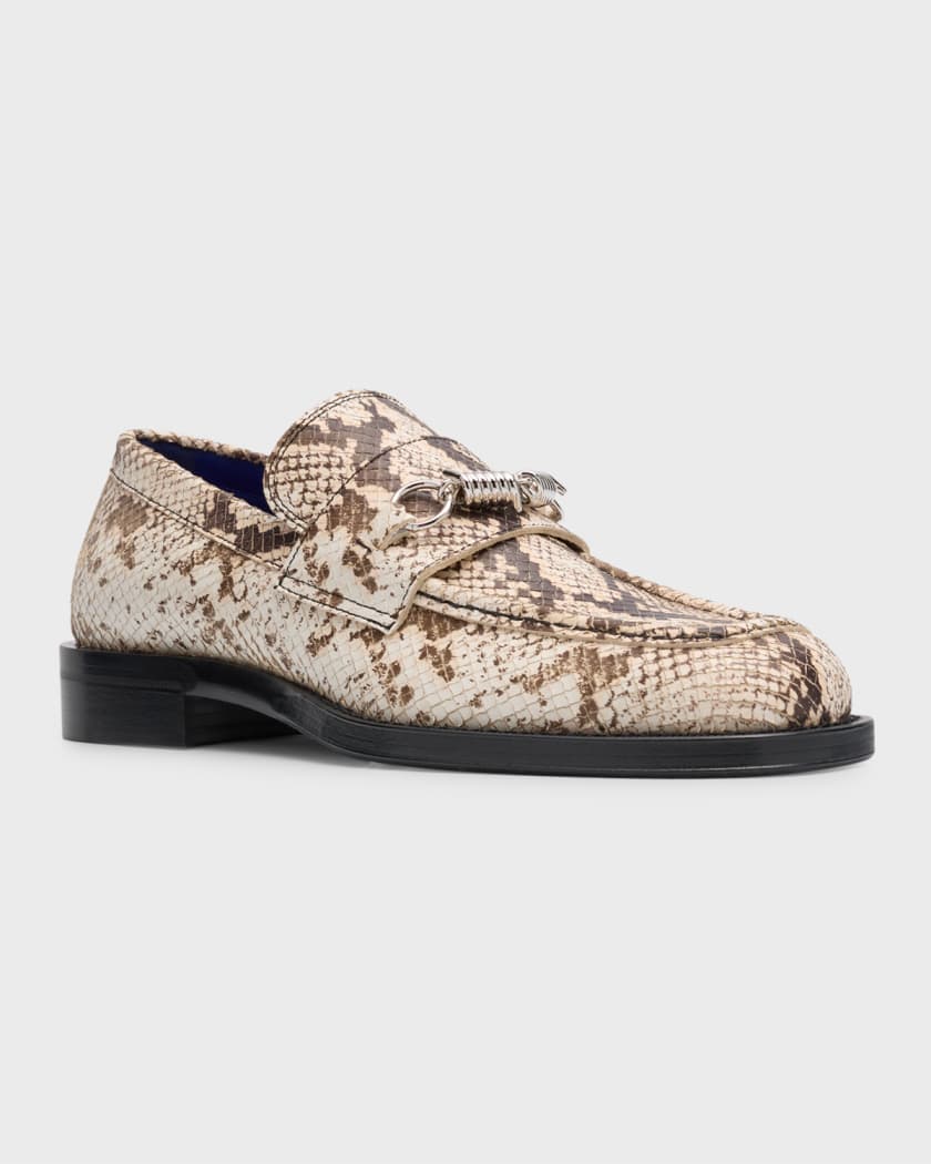 Burberry print loafers outlet