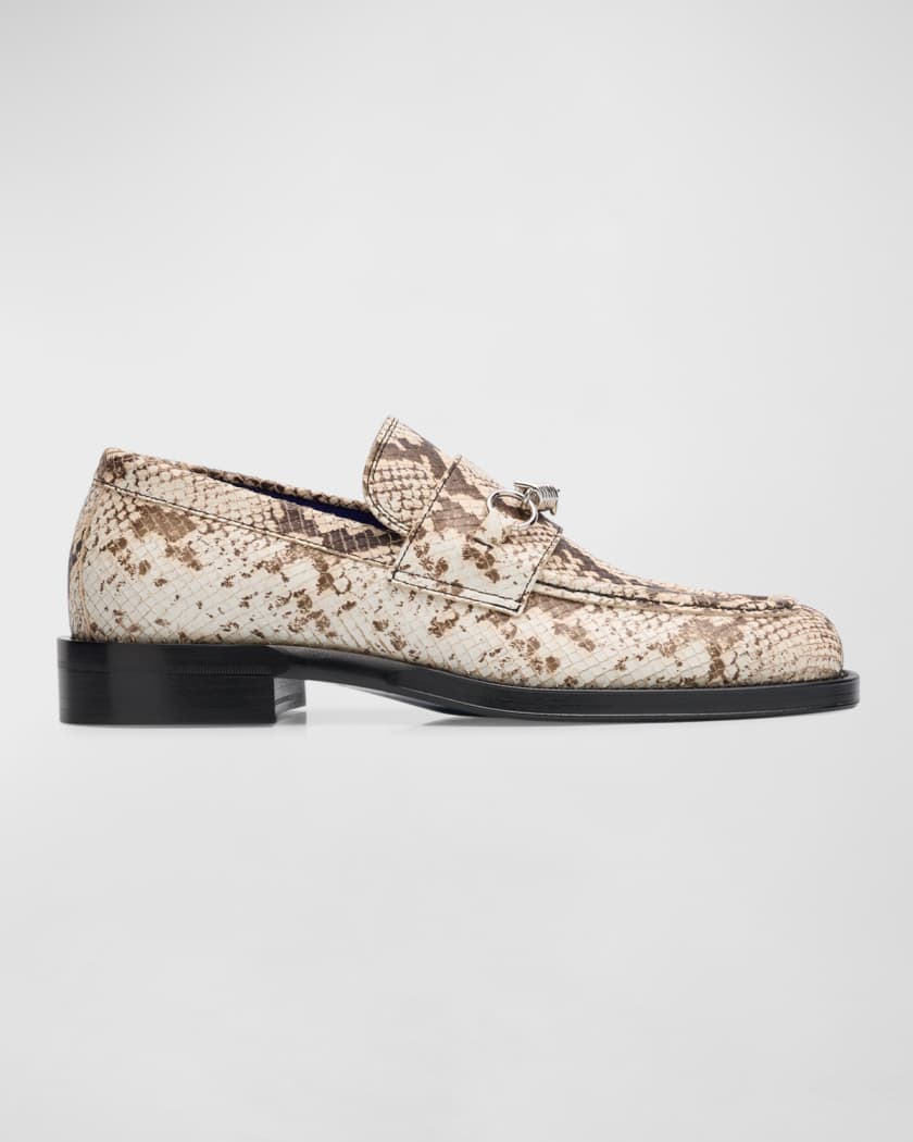 Burberry print clearance loafers