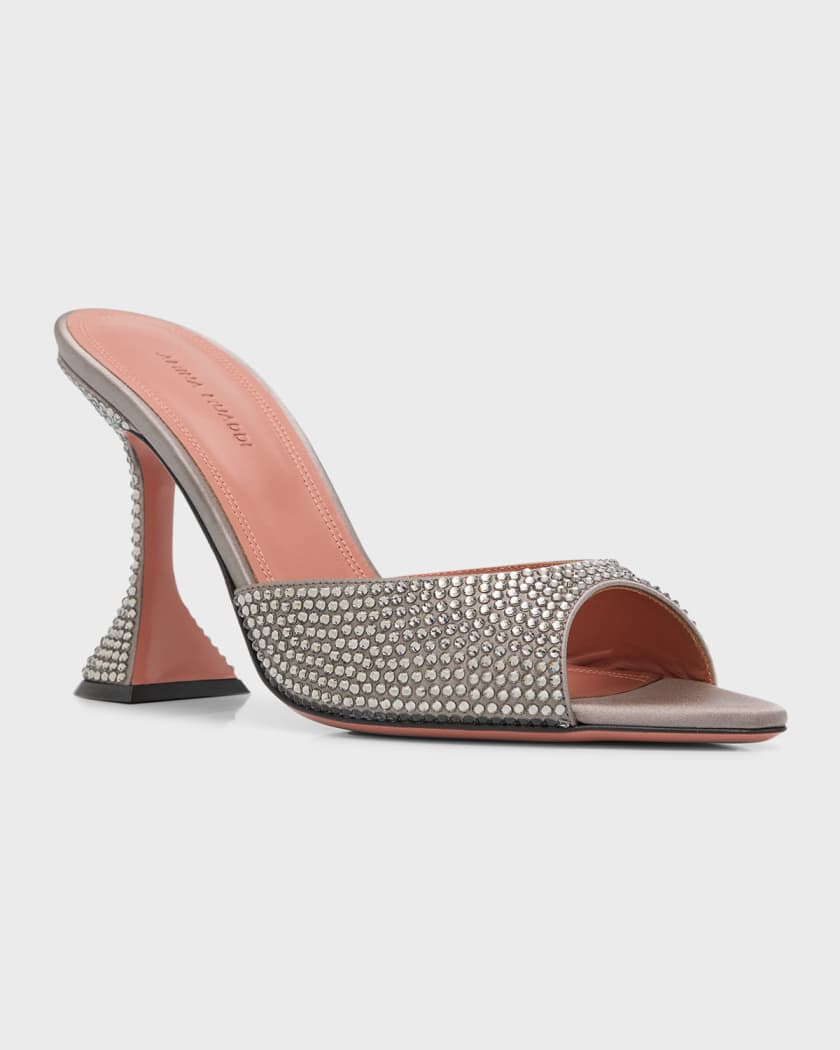 Caroline Crystal Slide Mule Sandals