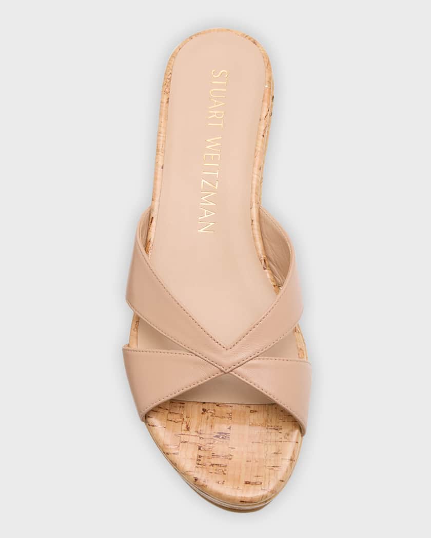 stuart weitzman criss cross slides