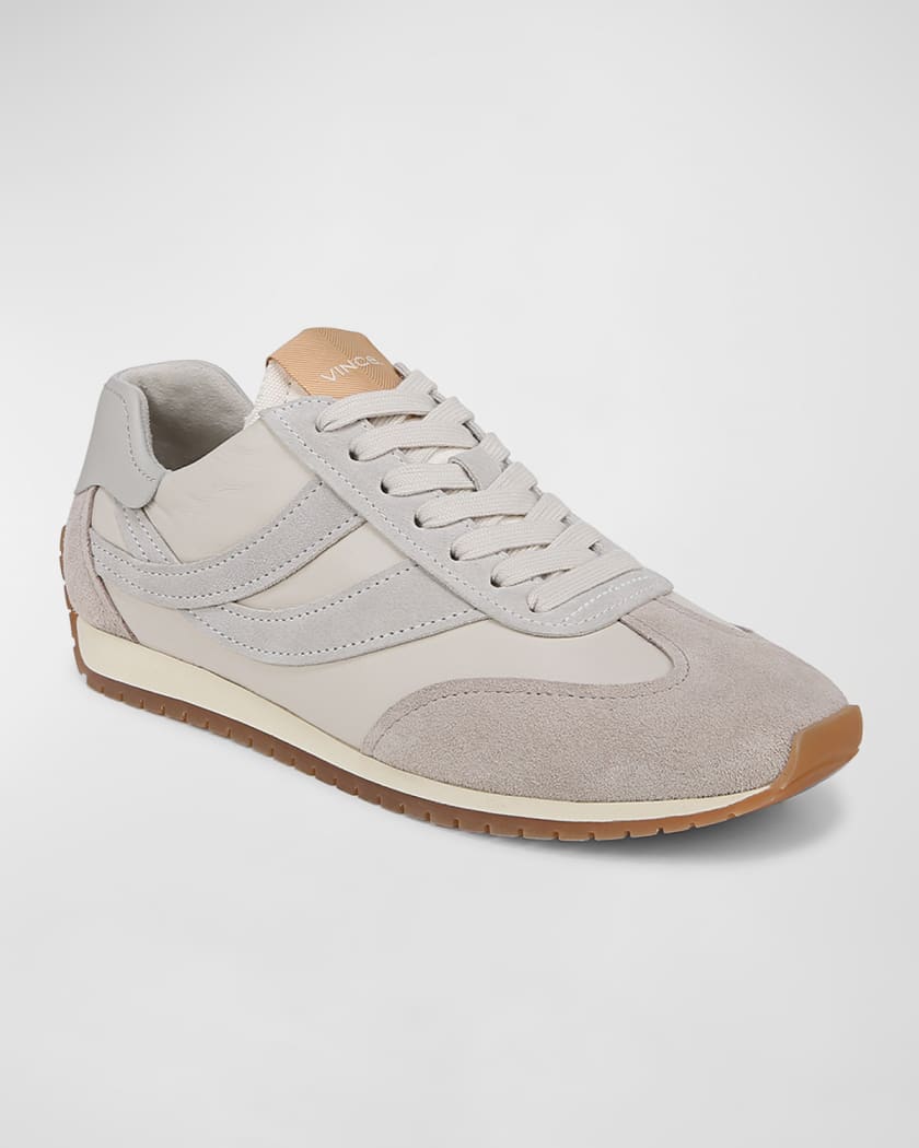 Oasis Mixed Leather Retro Sneakers