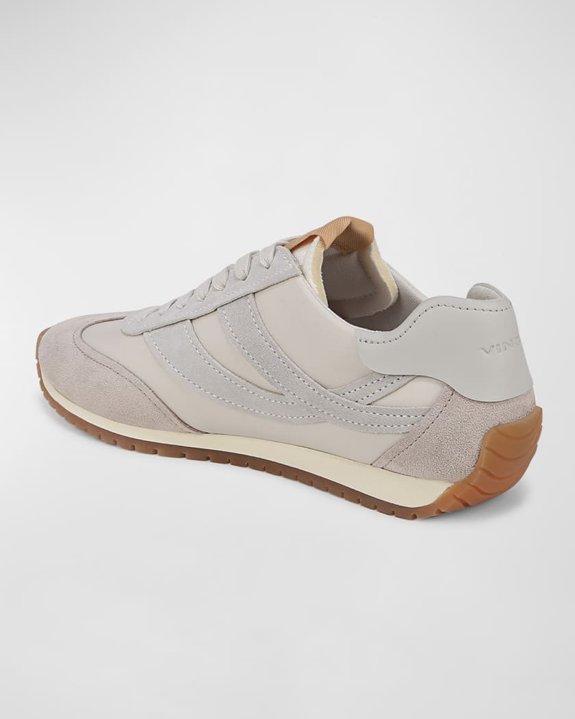 Oasis Mixed Leather Retro Sneakers