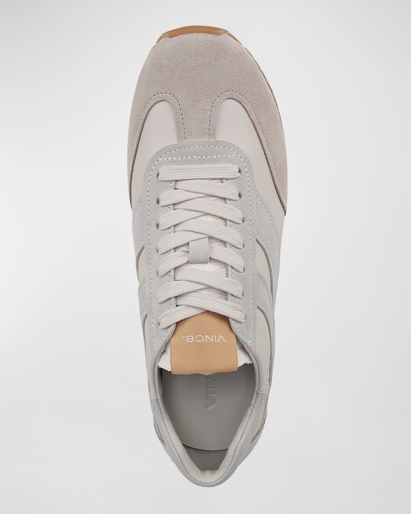 Oasis Mixed Leather Retro Sneakers