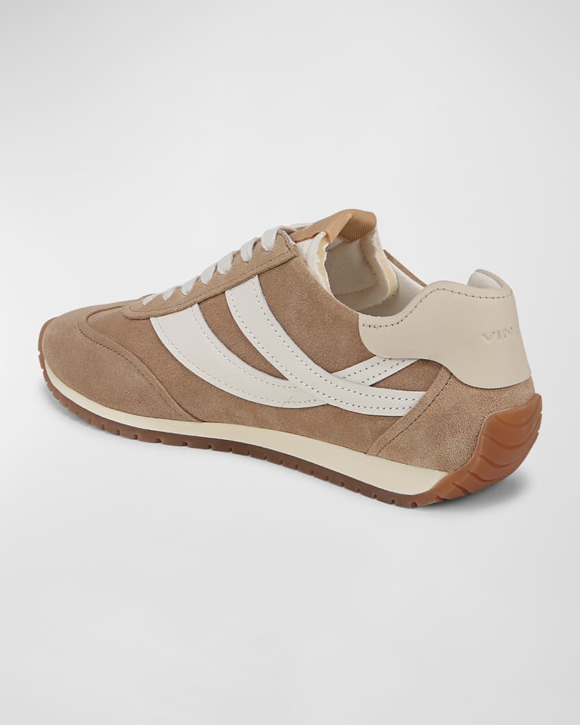 Oasis Mixed Leather Retro Sneakers
