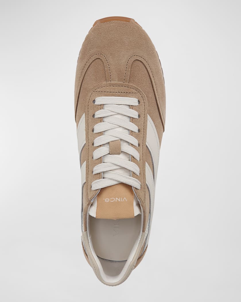 Oasis Mixed Leather Retro Sneakers