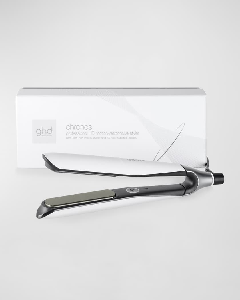 New ghd Chronos motion-responsive flat iron for one stroke high