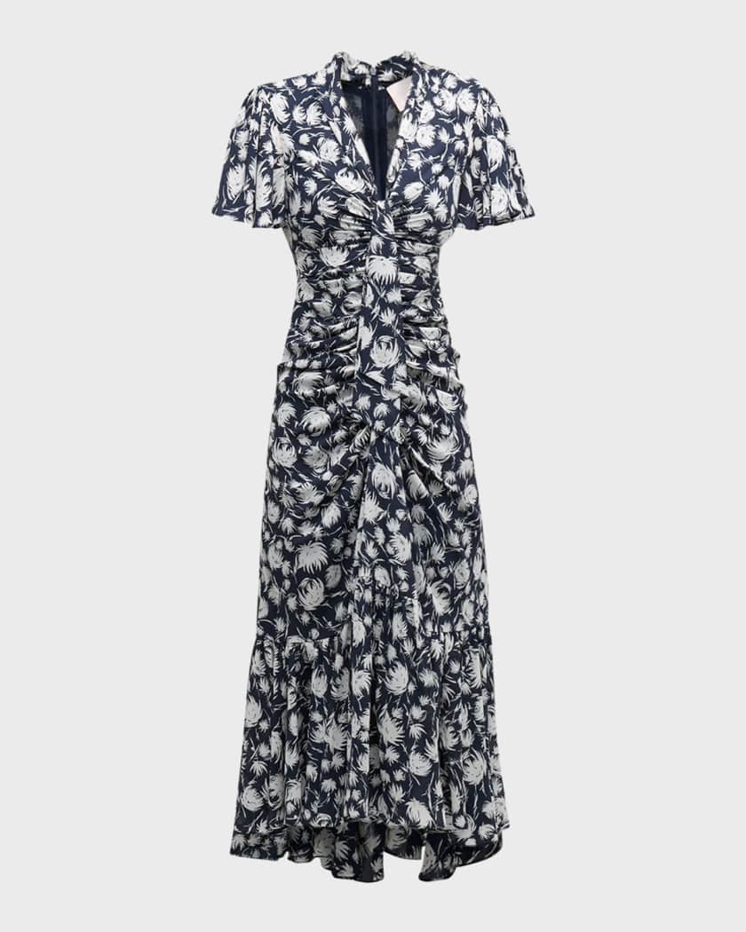 Neiman marcus floral dresses top