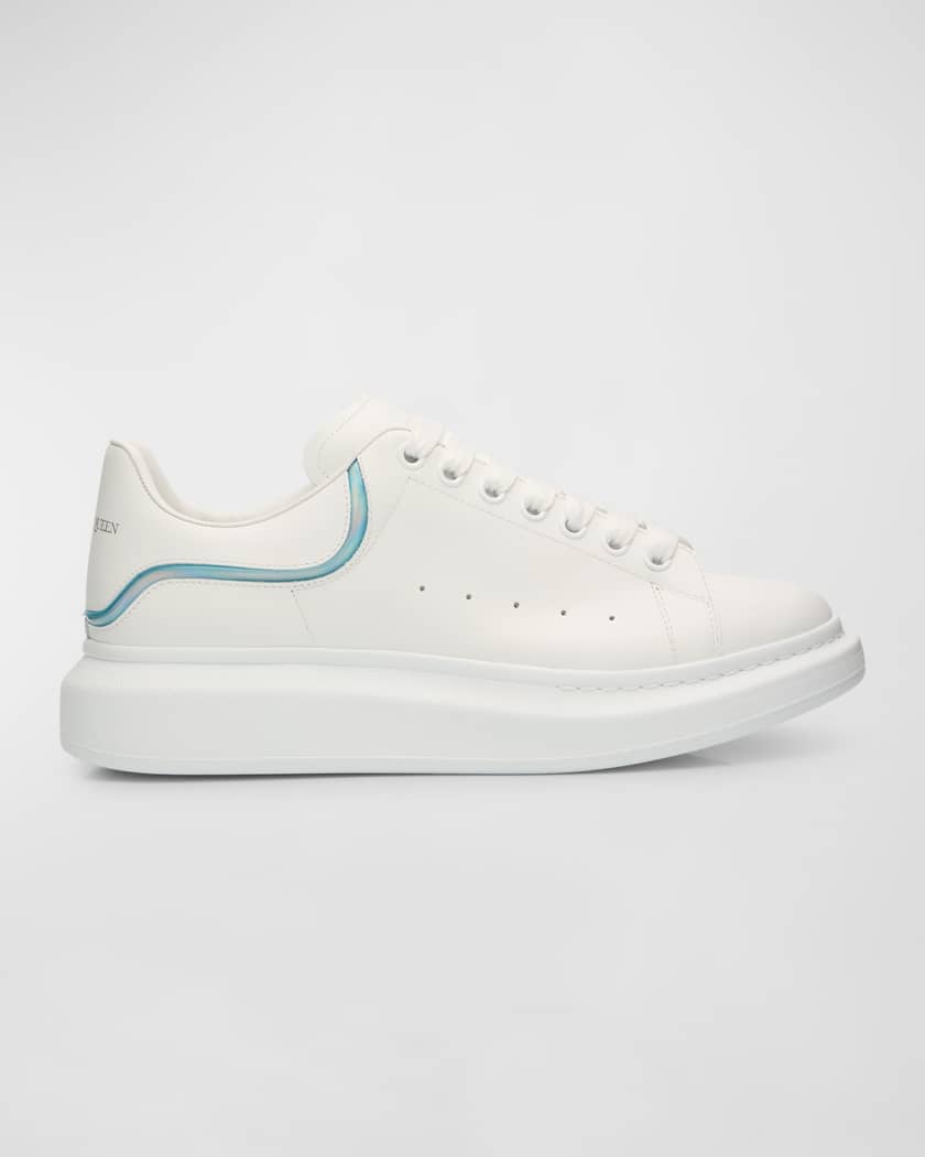 Men s Oversized Leather Low Top Sneakers
