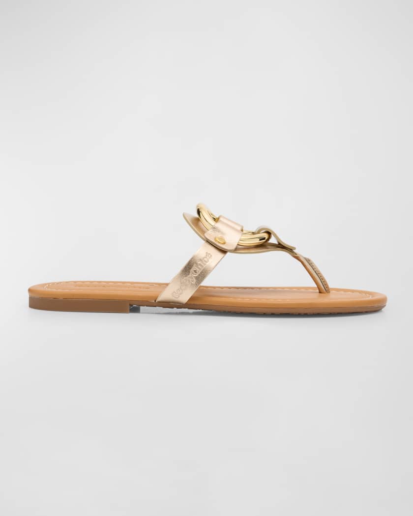 Miller scalloped outlet medallion sandal