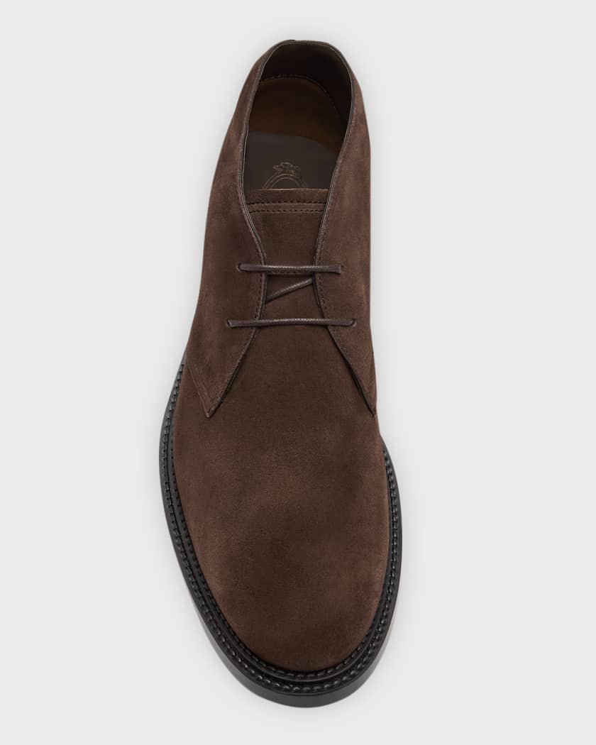 mens brown suede desert boots