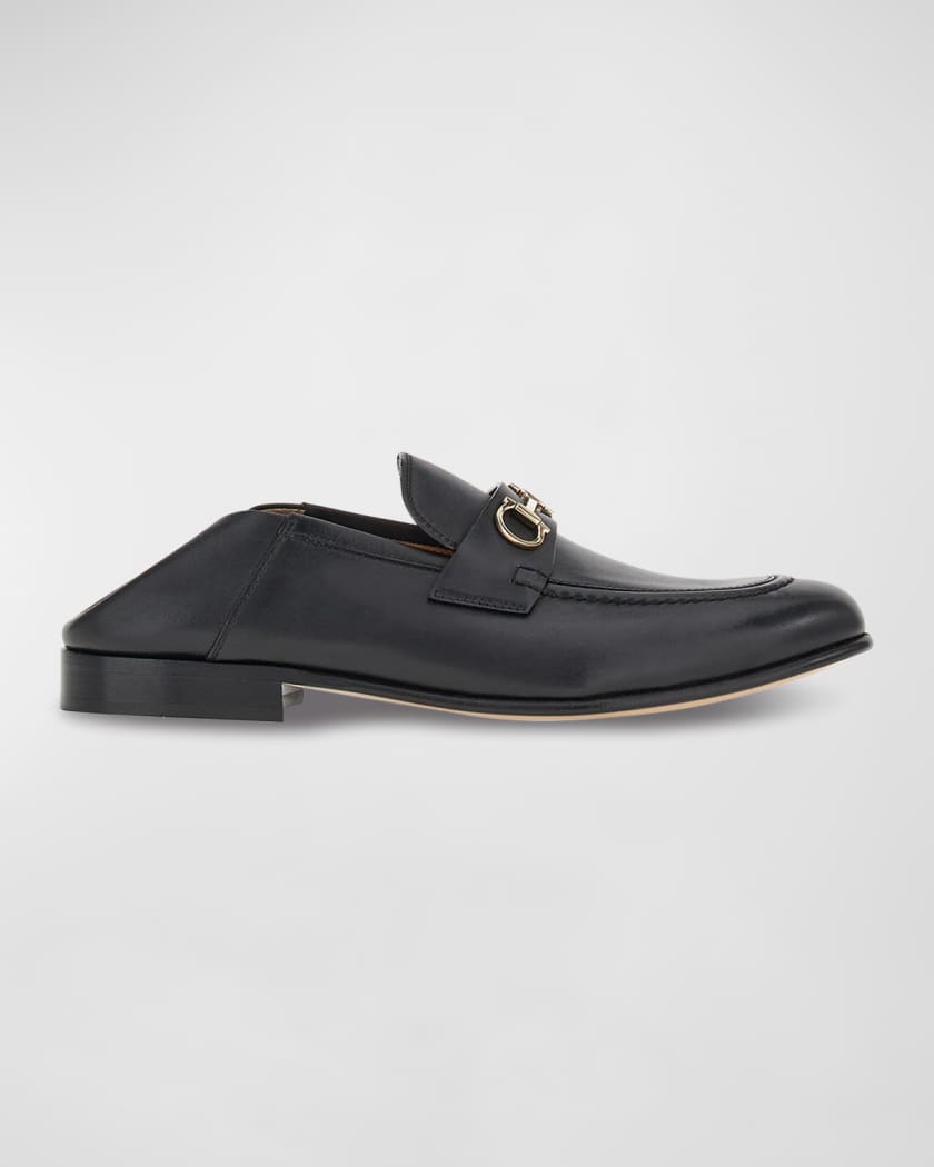 Ottone Leather Slide Bit Loafers