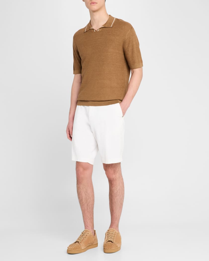 Men's Louis Junior Spikes Low-Top Suede Sneakers 