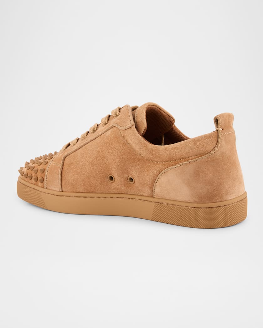 Men's Louis Junior Spikes Low-Top Suede Sneakers 