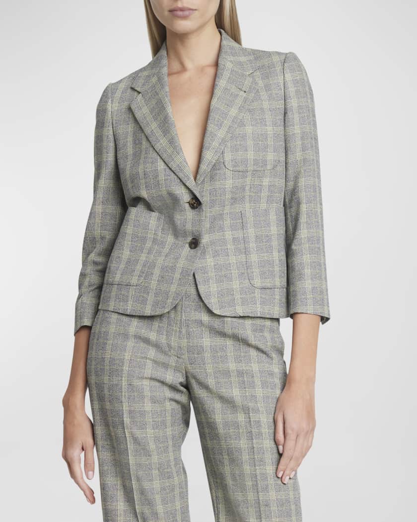 Dries van noten plaid coat best sale
