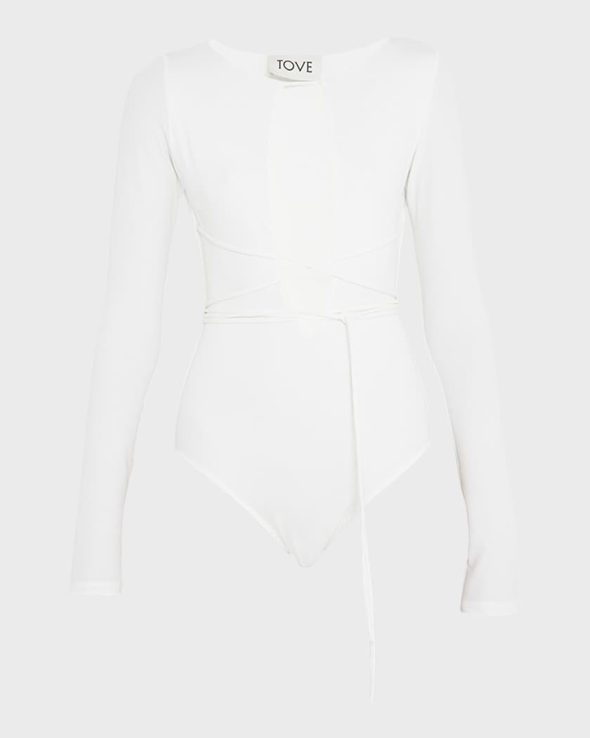 TOVE White Jennifer Bodysuit