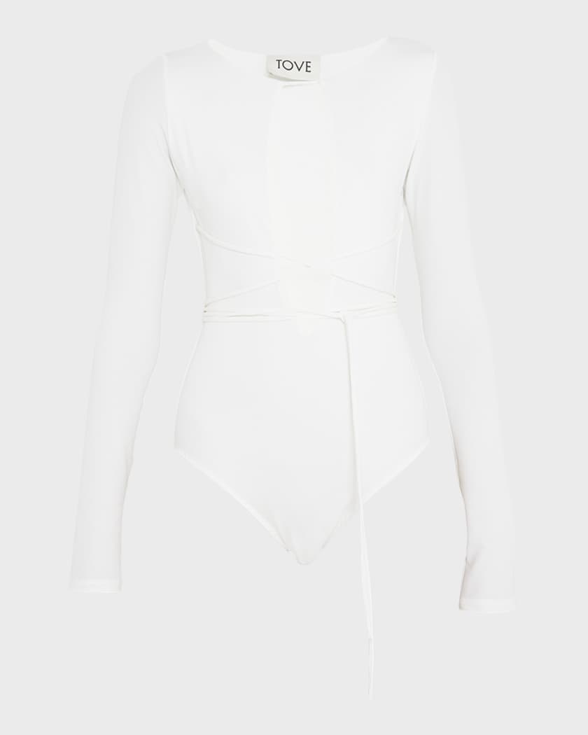 TOVE White Jennifer Bodysuit