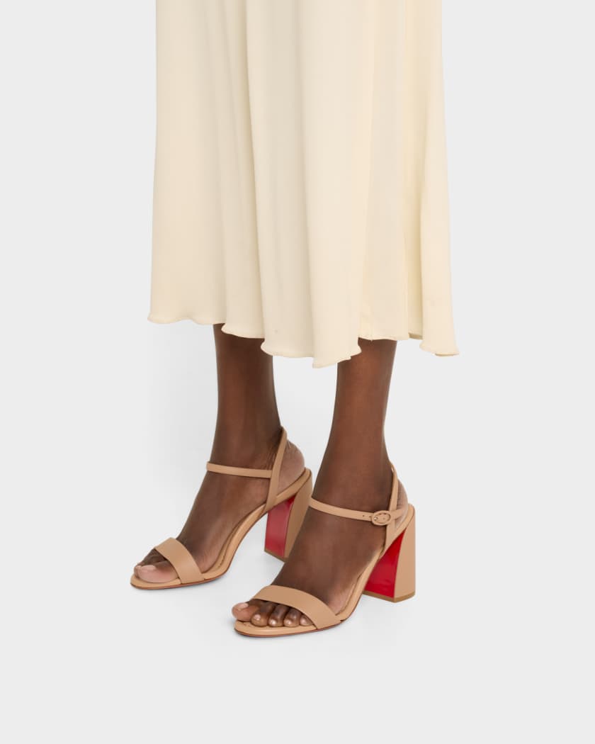 Miss Jane Red Sole Ankle-Strap Sandals