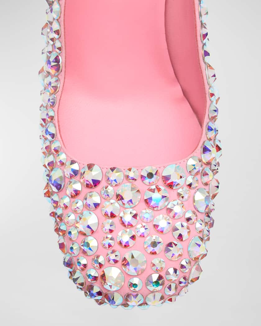 Minny Maxi Crystal Red Sole Pumps