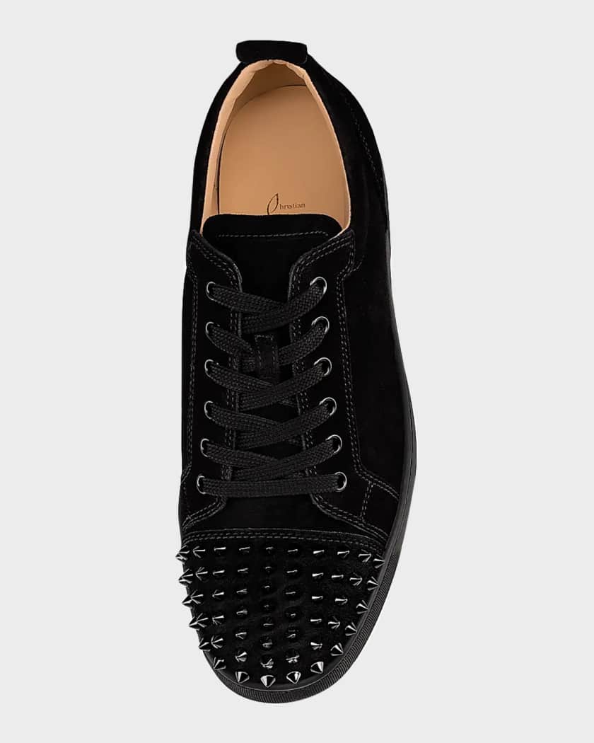 Men's Louis Junior Spikes Leather Low-Top Sneakers